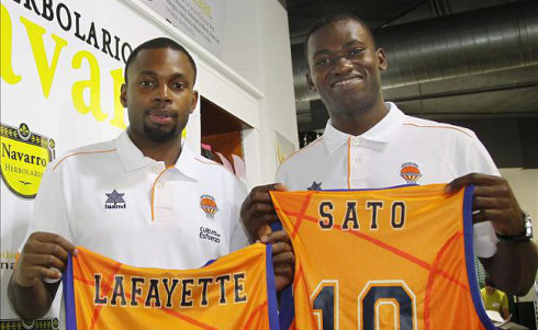 Lafayette y Sato, dos de los fichajes del Valencia Basket.